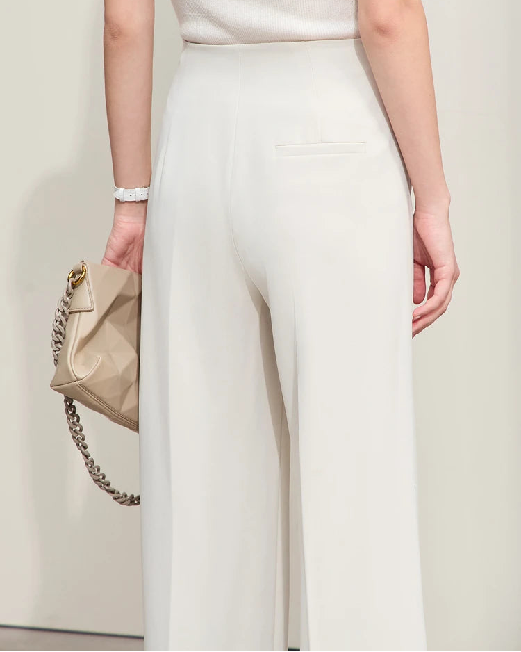 New Straight-Leg Casual Wide-Leg Pants