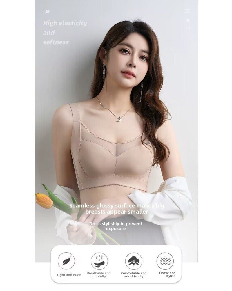 Soft underwire shaping bra