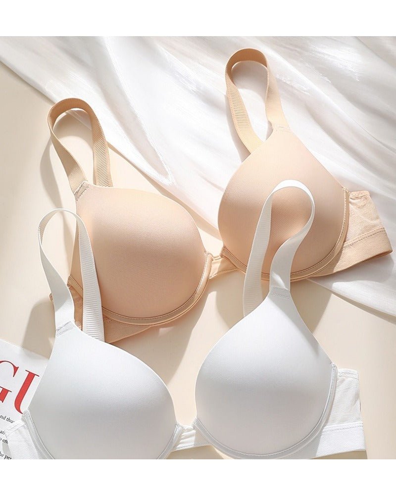 Plus Size Push-Up Deep V Seamless Bra