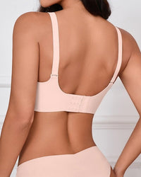 Wavy-Edge Push-Up Bra