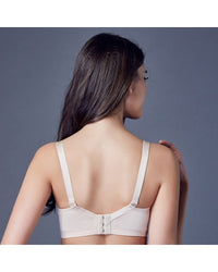 Adjustable cotton-spandex wire-free bra