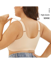 Extra large size front buckle lace fashion underwear