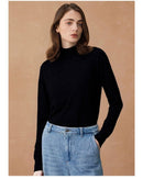 Cashmere & Wool Turtleneck Sweater