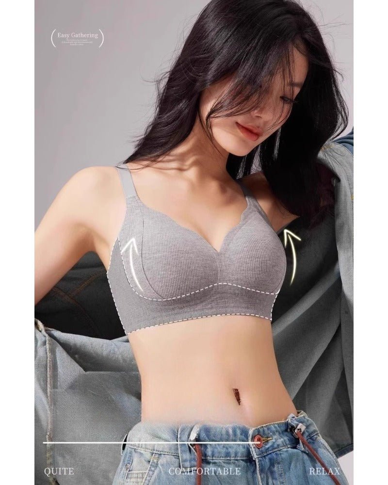 Autumn and winter warm and comfortable lifting bra