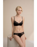 New Lace Soft Underwire Bra Set