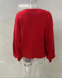 Christmas Crew Neck Pullover Sweater