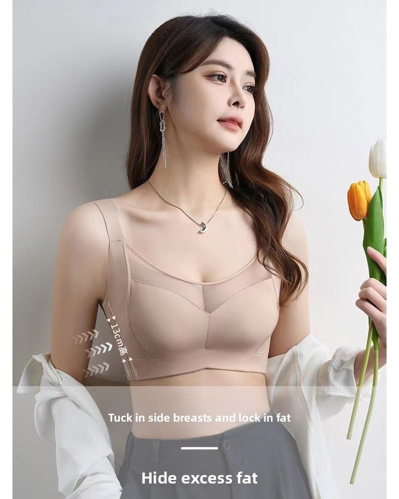 Soft underwire shaping bra