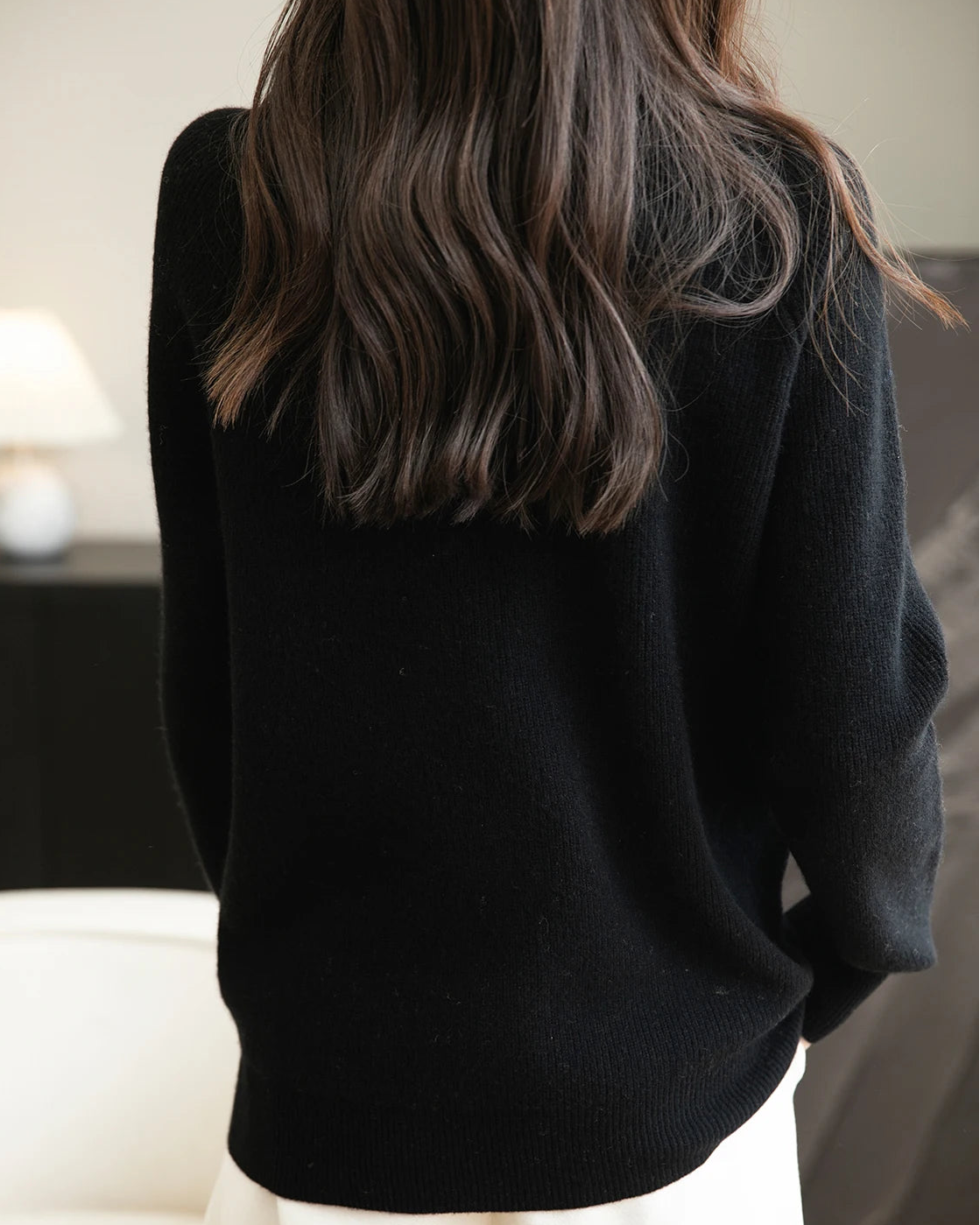 Merino Wool Quarter-Zip Sweater