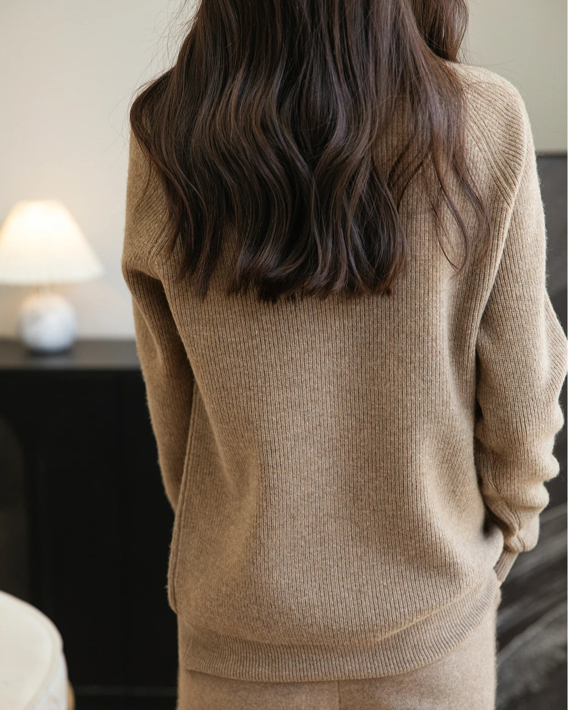 Merino Wool Quarter-Zip Sweater