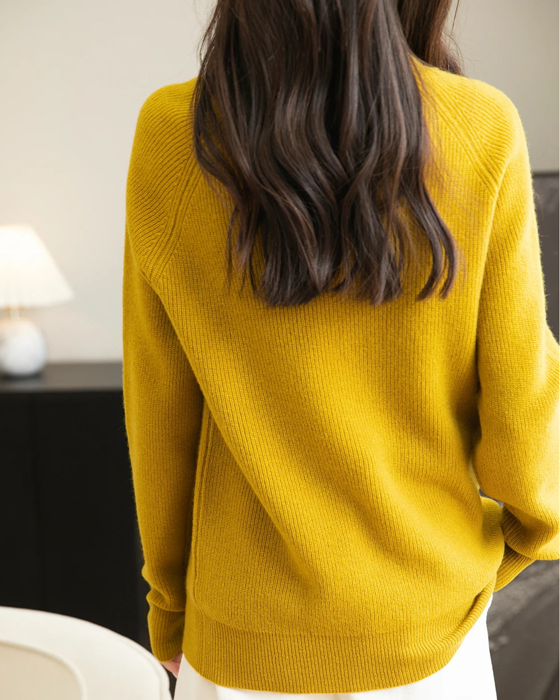 Merino Wool Quarter-Zip Sweater