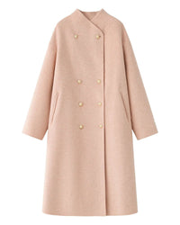 100% Wool Double Breasted Double-sided Coat