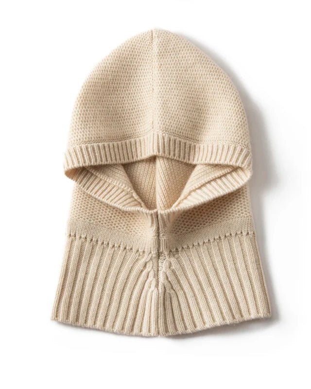 Cashmere Knitted Outdoor Warm Scarf And Hat