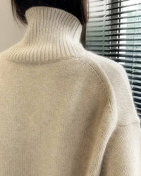 Wool Turtleneck Pullover Sweater