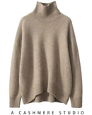 Wool Turtleneck Pullover Sweater