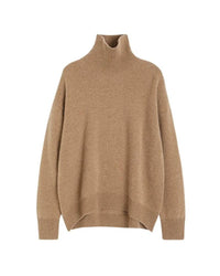 Wool Turtleneck Pullover Sweater