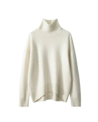 Wool Turtleneck Pullover Sweater