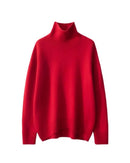 Wool Turtleneck Pullover Sweater