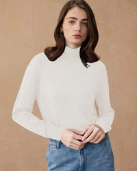 Cashmere & Wool Turtleneck Sweater