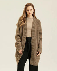 Cashmere & Yak Wool Cardigan Sweater