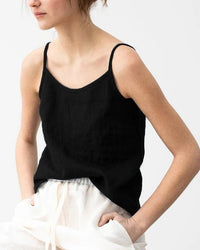 Women's camisole tank top - rayon-viscose woven fabric, round neck and sleeveless design, tatting craft and non-stretchy fit, perfect for summer daily wear, office layering or casual outings.