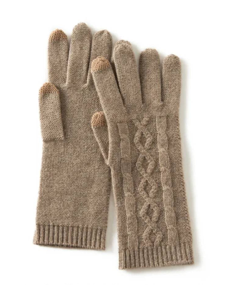 Full Finger Pure Cashmere Gloves
