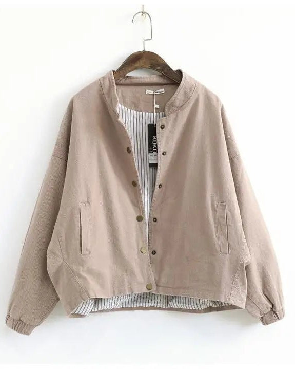 Boyfriend Cotton Baseball Jacket