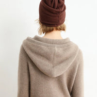 Wool Knitted Hooded Sweater