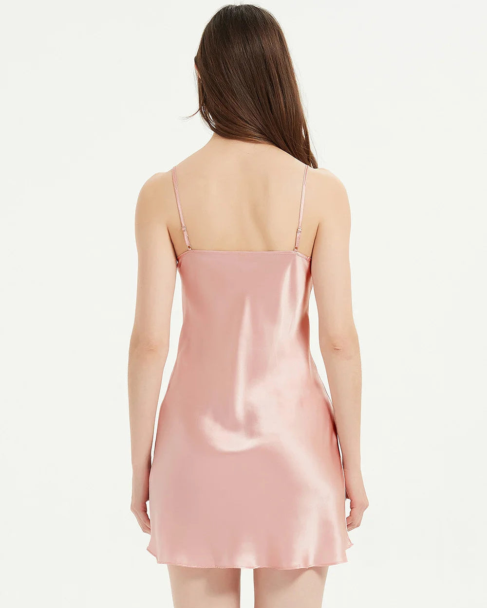Mulberry Silk V-Neck Slip Nightgown