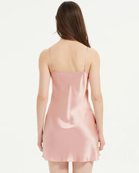 Mulberry Silk V-Neck Slip Nightgown