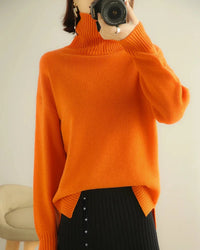 Pure Wool Turtleneck Sweater