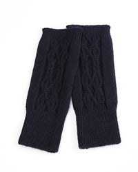 Cable Knit Fingerless Gloves