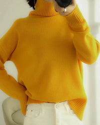 Pure Wool Turtleneck Sweater