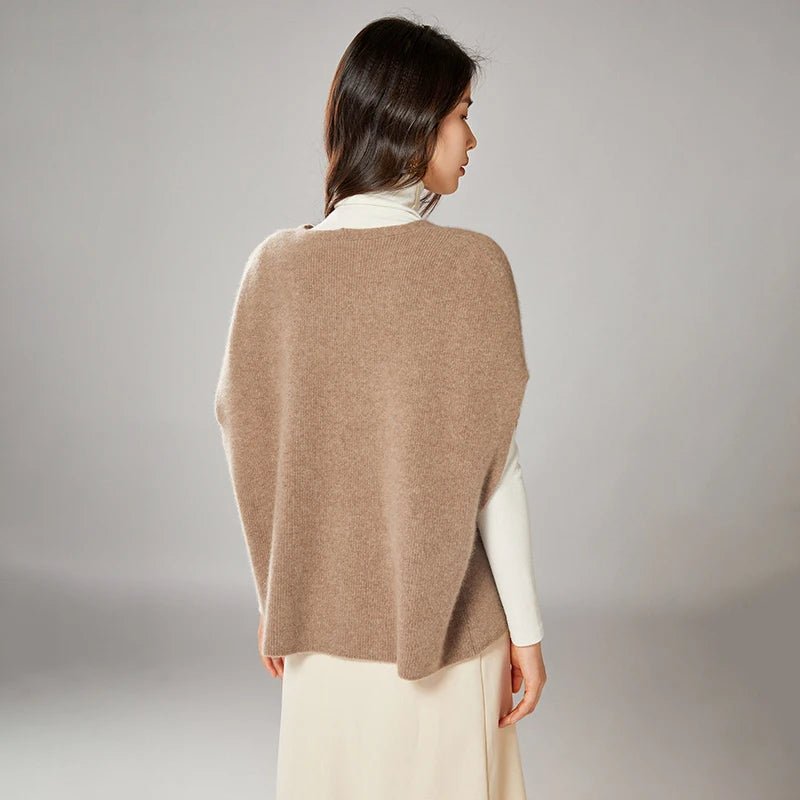 Oversized Wool Knitted Vest