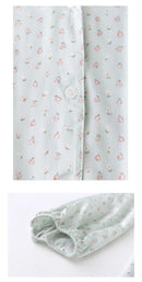 Long-sleeved Shirt & Pants Satin Pajamas Set