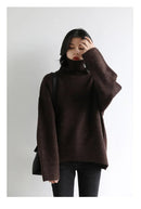 Loose Turtleneck Pullover Sweaters
