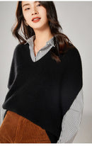 Oversized Wool Knitted Vest