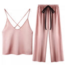 Camisole and Pants Satin Pajama Set