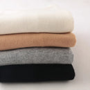 V-Neck Short-Sleeved Wool Knitted Dress