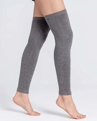 Knit Cotton Blend Leg Warmers