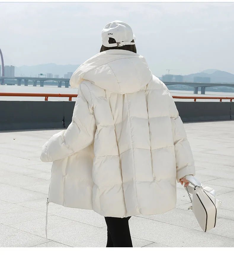 Loose Hooded Parka Jacket