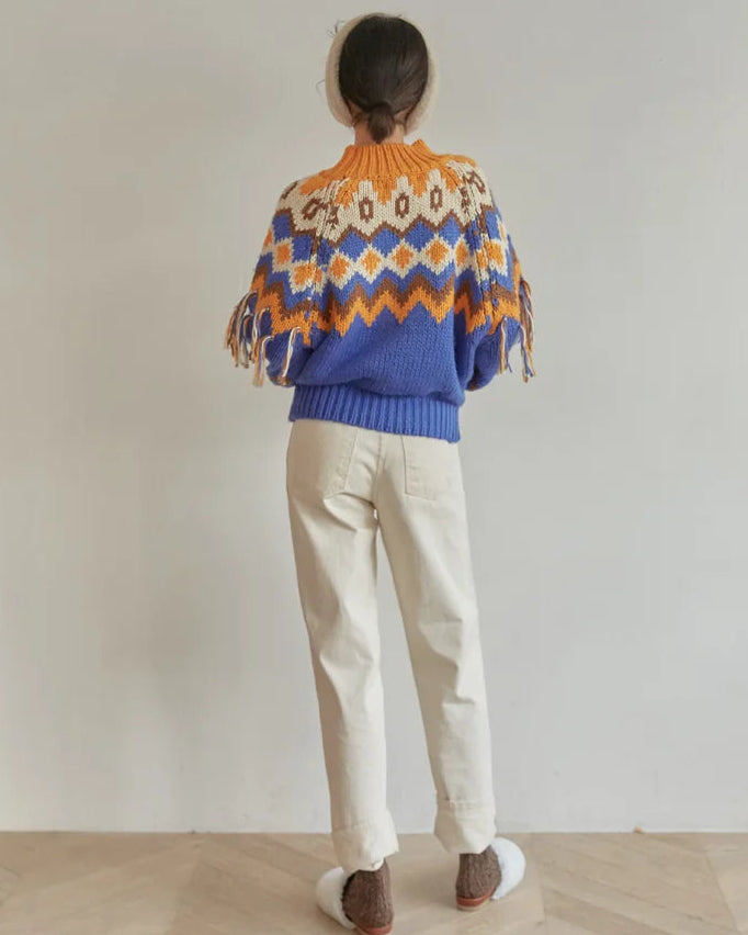 Vintage Christmas Jacquard Pullover Sweaters