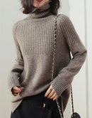 Thick Turtleneck Wool Sweater