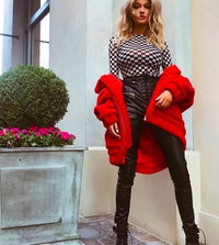 Teddy Fleece Faux Fur Jacket