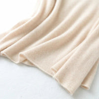 Solid Color Turtleneck Wool Pullover Sweater