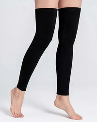 Knit Cotton Blend Leg Warmers
