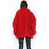 Teddy Fleece Faux Fur Jacket