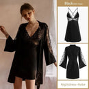 Sexy Lace Nightdress & Short Robe Set