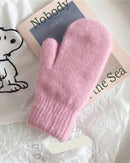 Women's Faux Fur Knit Gloves