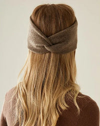 Knitted Cashmere Cross-Shaped Warm Headband