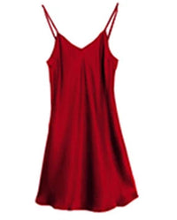 Mulberry Silk V-Neck Slip Nightgown